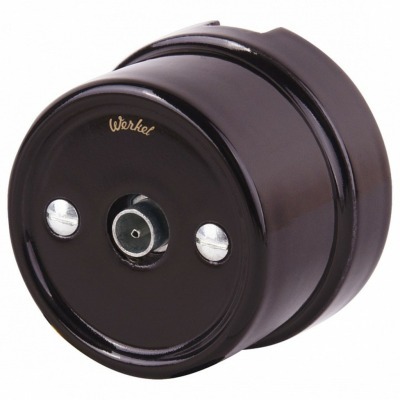 ТВ-розетка без рамки Werkel Retro (коричневый) WL18-02-05 WRK_a036809