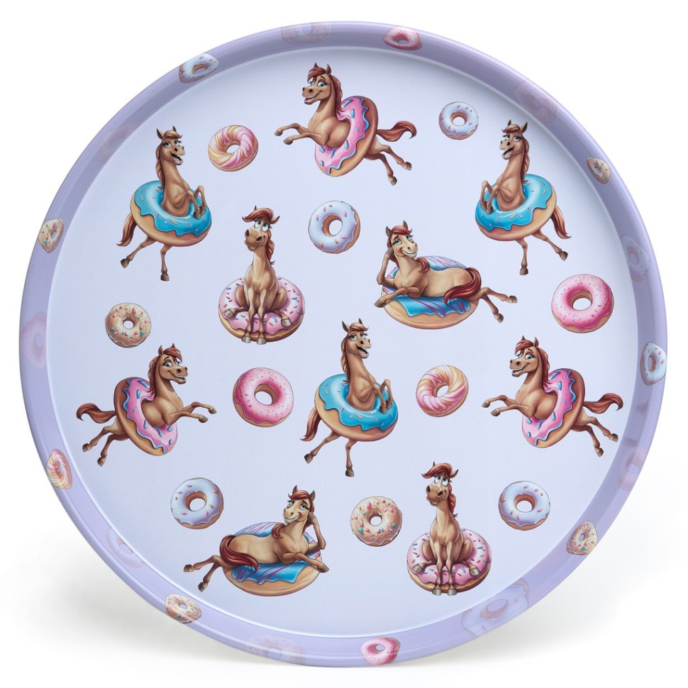 Фото Поднос сервировочный agness 33*2,1 см (898-248)  - интернет-магазин МегаТерем в Москве