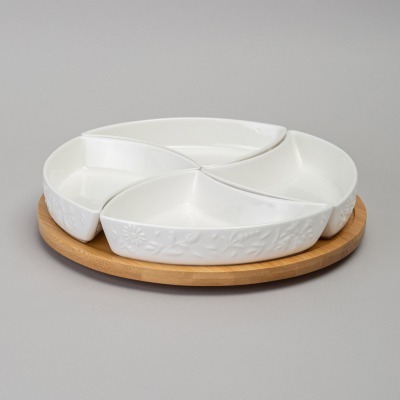 Менажница 4 секции lefard f...