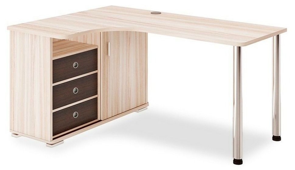 Фото Стол письменный Домино СР-165СМ MER_SR-165SM_KVK-LEV - интернет-магазин МегаТерем в Москве