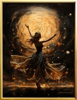Картина Волшебный танец с кристаллами Swarovski (3055)