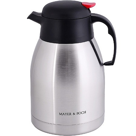 Фото Термос кувшин 1,5 л металлическая колба MAYER BOCH (31443) - интернет-магазин МегаТерем в Москве