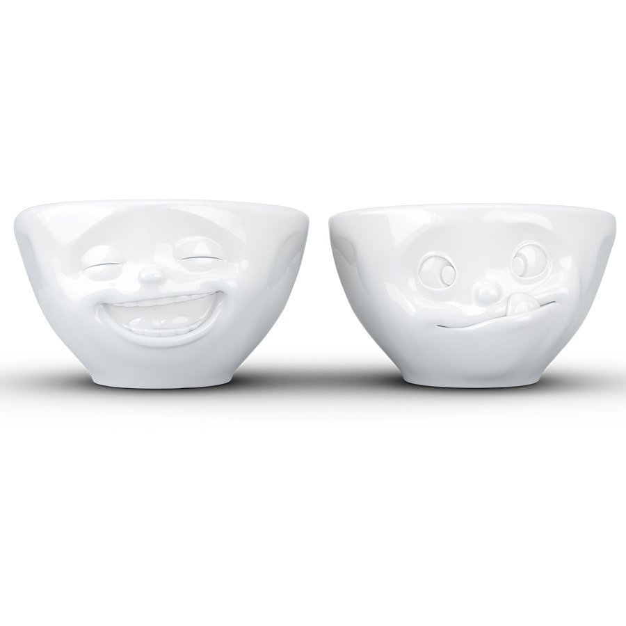 Фото Набор чаш laughing &amp; tasty, 100 мл, белый, 2 шт. (73317) - интернет-магазин МегаТерем в Москве