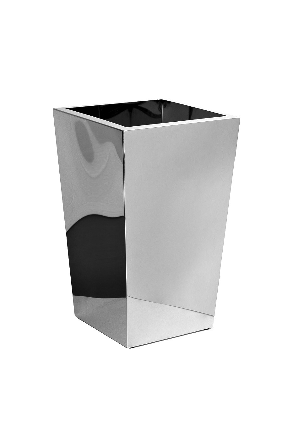 Фото Кашпо высокое напольное цвет серебро d35*57см (TT-00013086) - интернет-магазин МегаТерем в Москве
