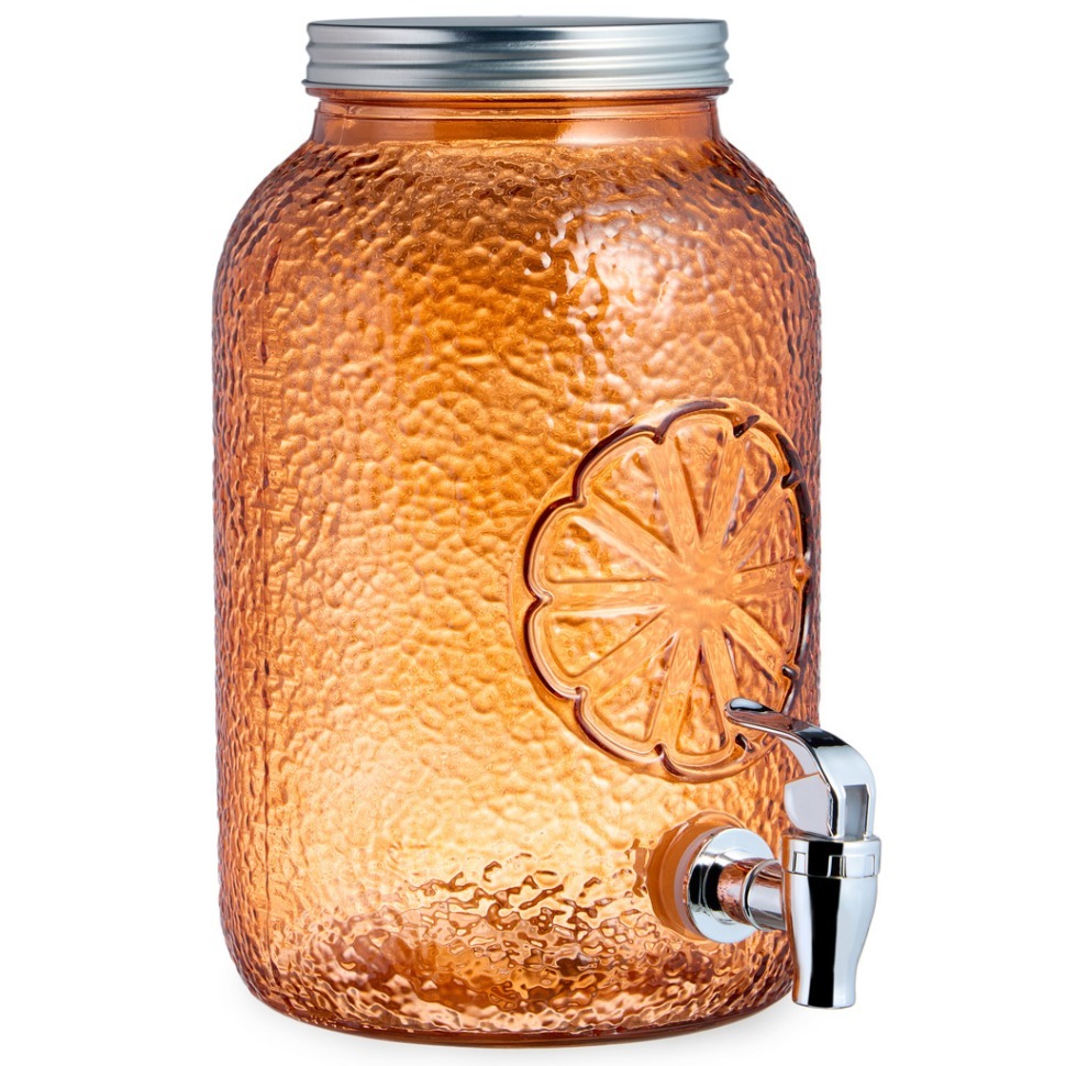 Фото Диспенсер для напитков orange, 16*26 см, 4 л Lefard (718-203) - интернет-магазин МегаТерем в Москве