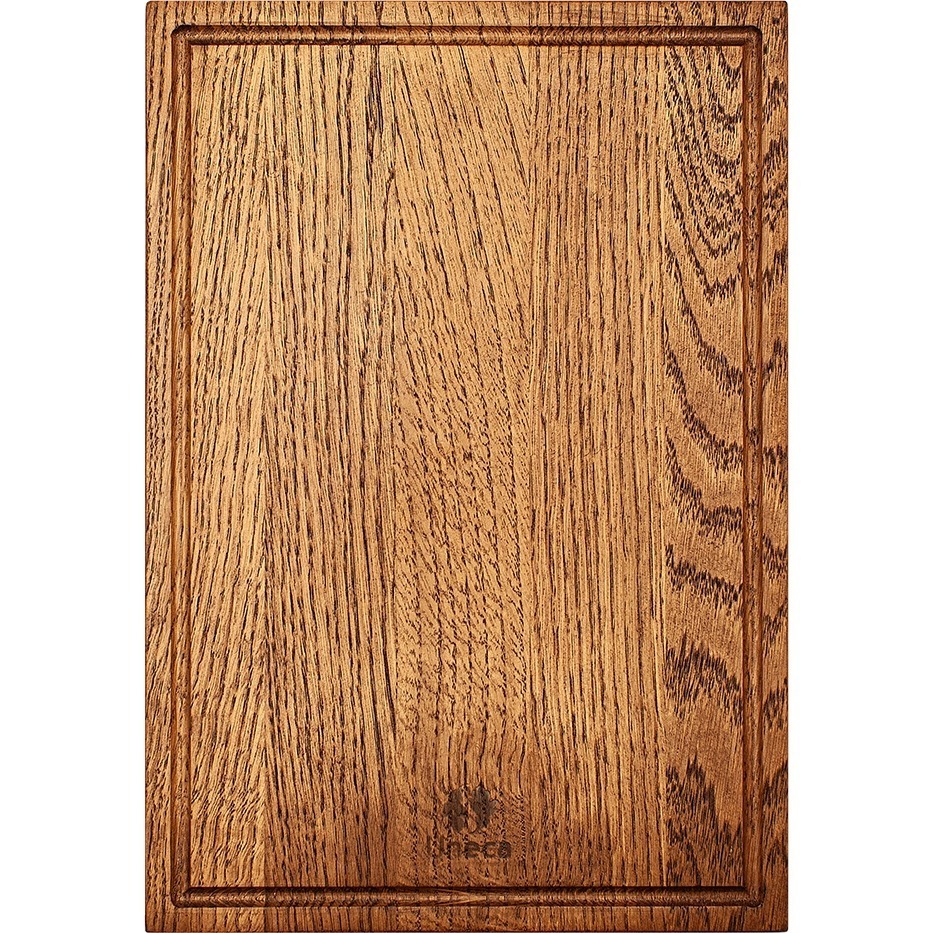 Доска разделочная прямоугольная 30х21х1,8 см деревянная, дуб ДЧ-016/2 Фото Доска разделочная прямоугольная 30х21х1,8 см деревянная, дуб ДЧ-016/2 - интернет-магазин МегаТерем в Москве