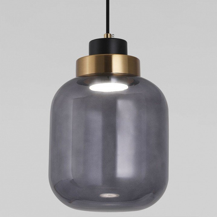 Фото Подвесной светильник Eurosvet Jeffry 50240/1 LED дымчатый EV_a060673 - интернет-магазин МегаТерем в Москве