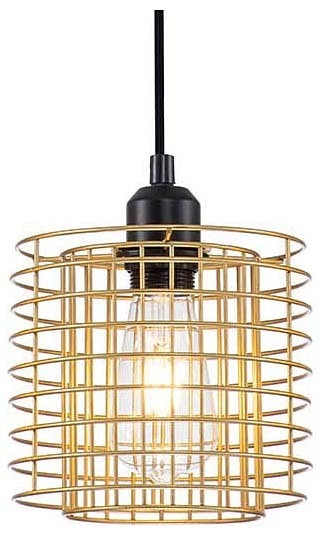 Фото Подвесной светильник Escada Grid 10190/1S Gold ESC_10190_1S_Gold - интернет-магазин МегаТерем в Москве