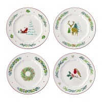 Набор из четырех тарелок nordic winter из коллекции new year essential, D23 см (79247)