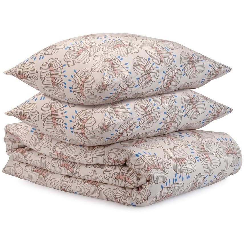 Фото Комплект постельного белья из сатина с принтом Цветы из коллекции prairie, 150х200 см (72549) - интернет-магазин МегаТерем в Москве