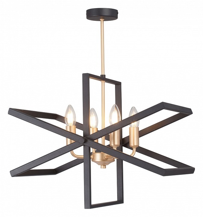 Фото Люстра на штанге Vitaluce V3004 V3004-1/4PL VI_V3004-1_4PL - интернет-магазин МегаТерем в Москве