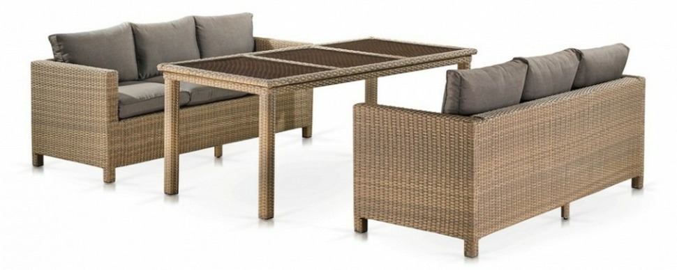 Фото Набор уличный T365/S65B-W65 AFN_T365-S65B-W65_Light_Brown - интернет-магазин МегаТерем в Москве