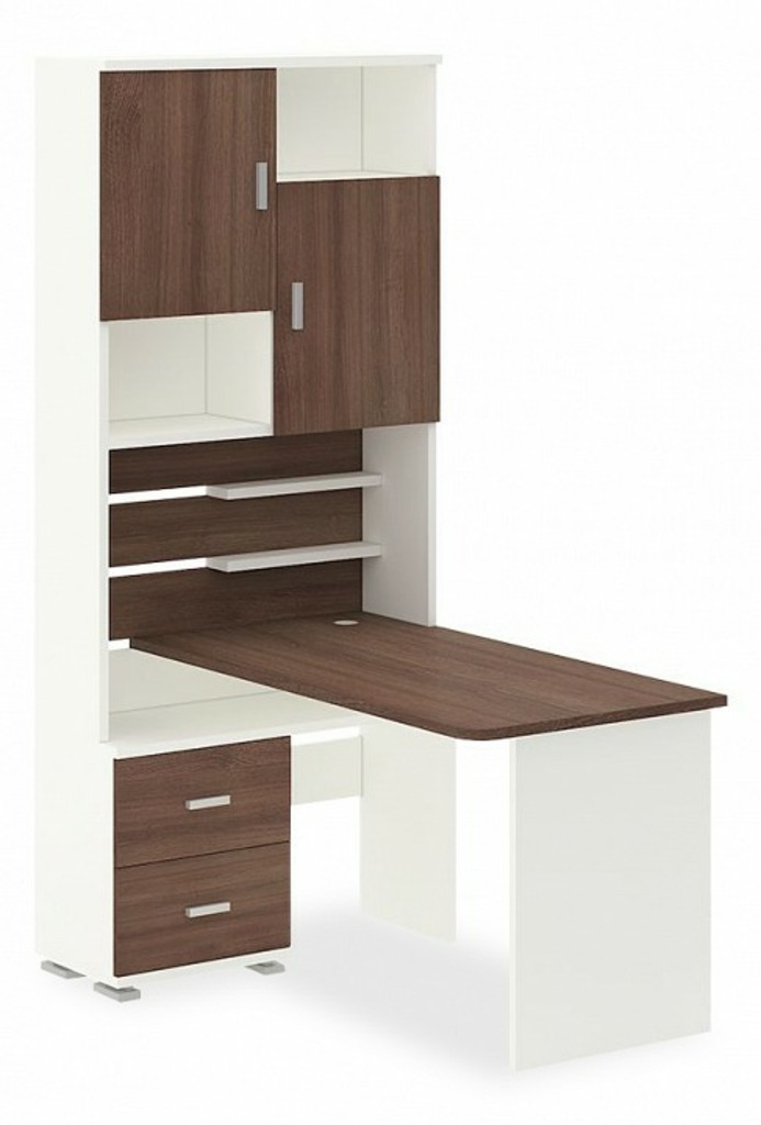 Фото Стол компьютерный Домино СР-720/140 MER_SR-720-140-BESHSH-CH-LEV - интернет-магазин МегаТерем в Москве