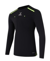 Футболка судейская с длинным рукавом JÖGEL DIVISION PerFormDRY Referee LS Tee, черный (2123322)