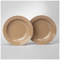 Набор тарелок суповых lefard tint 22,5 см (мокко) 2 шт. (48-839-1) 