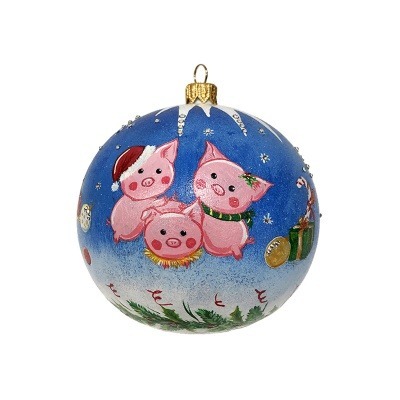 Новогодний шар Три поросёнк...