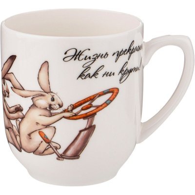 Кружка lefard "счастье есть" 380 мл (85-1791) 