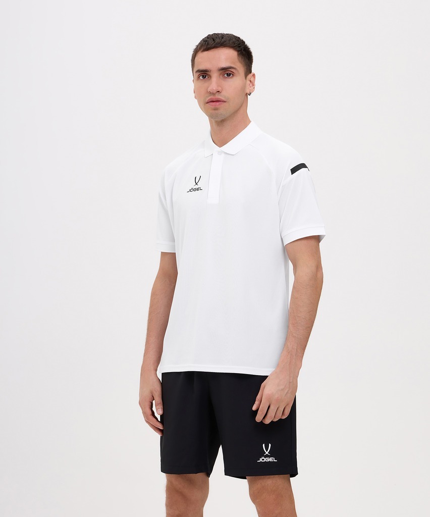 Фото Поло JÖGEL CAMP 2 Poly Polo, белый (2120114) - интернет-магазин МегаТерем в Москве