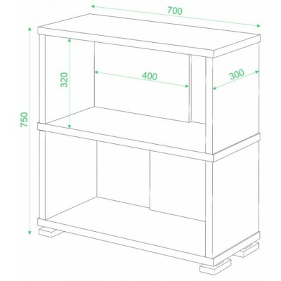 Стеллаж СБ-10/2 MER_SB-10-2_SHBE