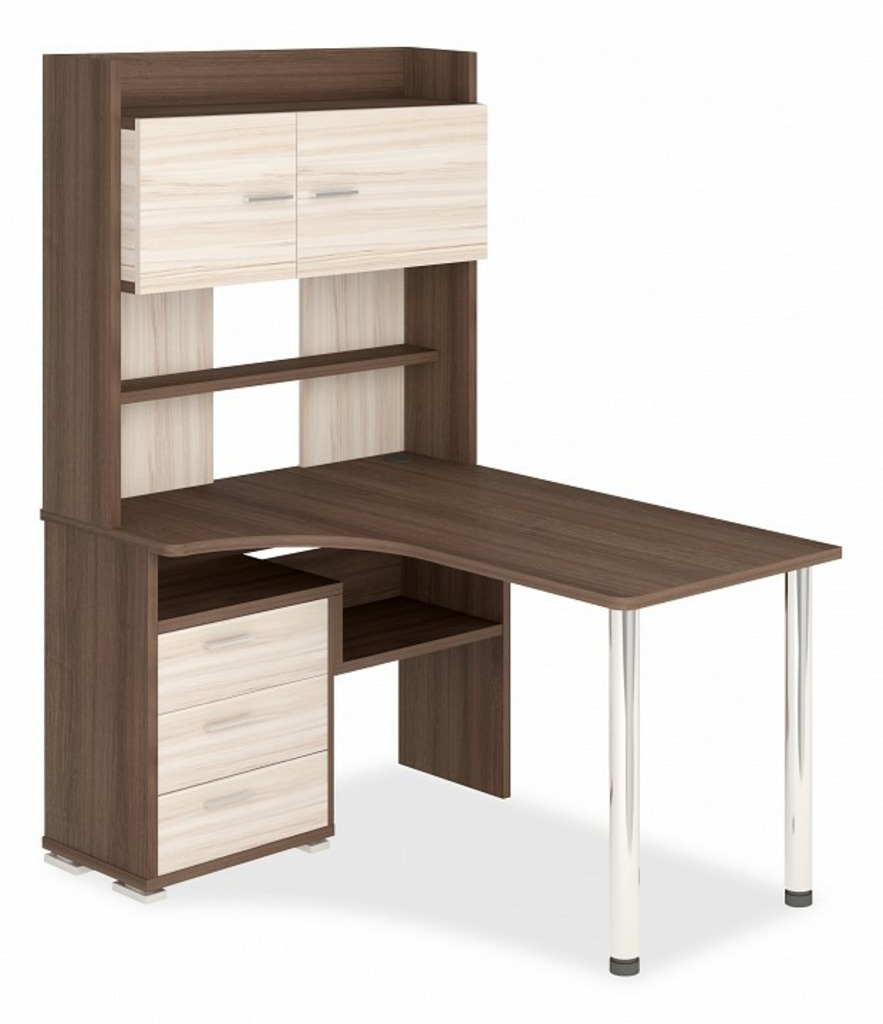 Фото Стол компьютерный Домино СР-133-130 MER_SR-133-SHK-LEV - интернет-магазин МегаТерем в Москве