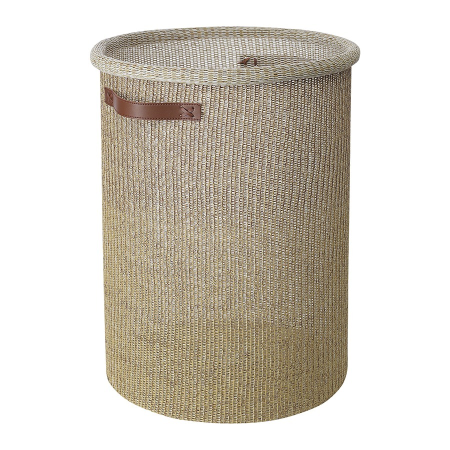 Фото Корзина для хранения sustainable collection, D42х55 см, бежевая (77683) - интернет-магазин МегаТерем в Москве