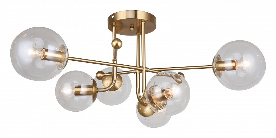Фото Люстра на штанге Rivoli Adela Б0062123 RVL_B0062123 - интернет-магазин МегаТерем в Москве