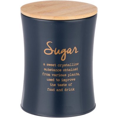 Емкость для сыпучих продуктов agness "navy style" "сахар" 1,1 л диаметр=11 см высота=14 см (790-192) 