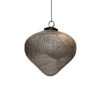 Новогодняя игрушка G19538, стекло, silver/gold, ROOMERS FURNITURE