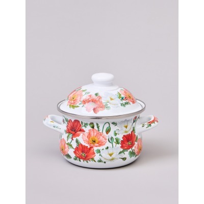 Кастрюля agness эмалированн...