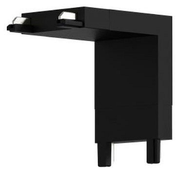 Фото Соединитель угловой внутренний для треков накладных Aployt Magnetic track 48 APL.0181.00.02 AP_APL.0181.00.02 - интернет-магазин МегаТерем в Москве