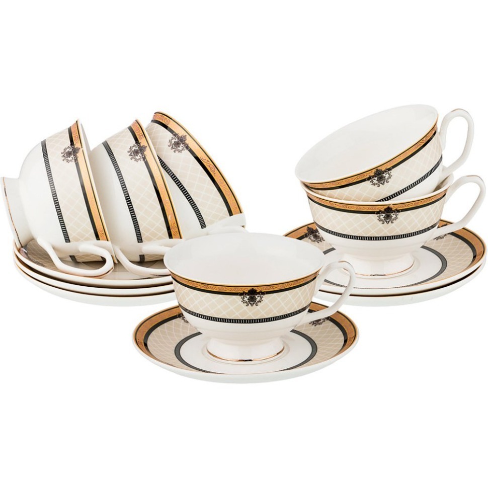 Фото Чайный набор на 6 персон 12пр. 220мл Lefard (389-511) - интернет-магазин МегаТерем в Москве