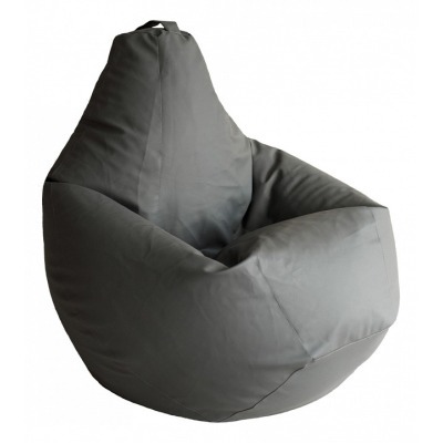 Кресло-мешок Серая ЭкоКожа ...