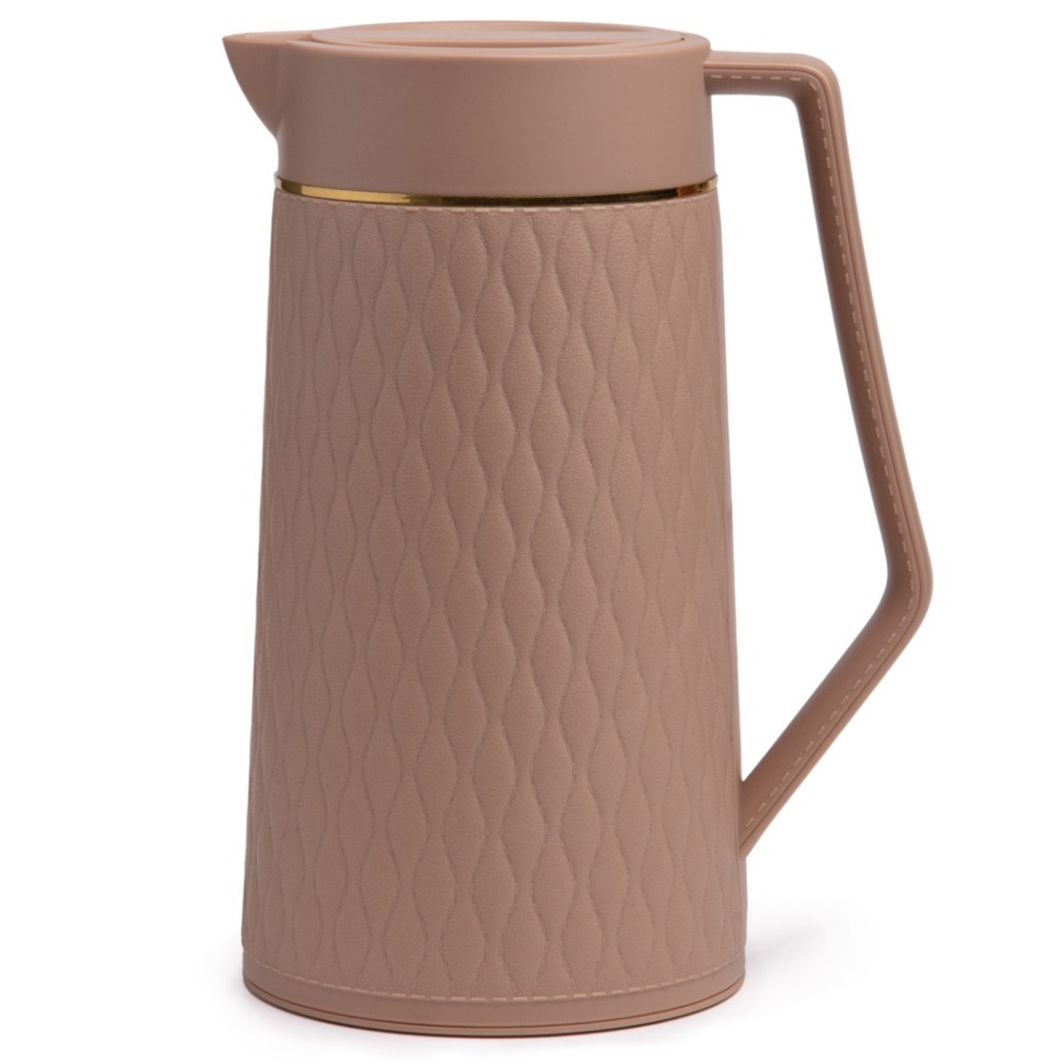 Фото Термос 1л цвет кофейный Agness (734-102-1) - интернет-магазин МегаТерем в Москве