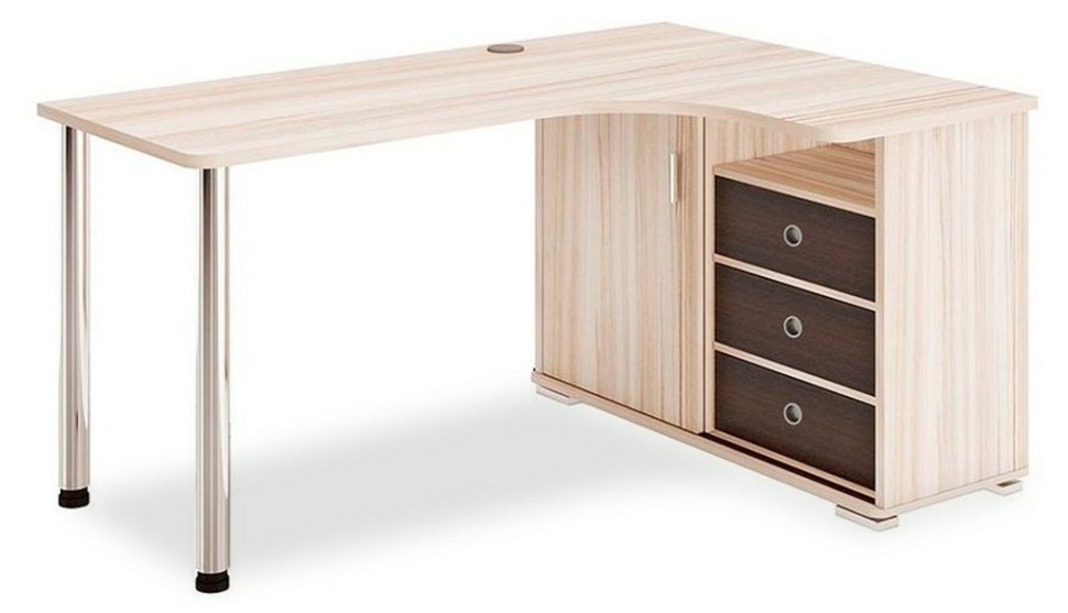 Фото Стол письменный Домино СР-165СМ MER_SR-165SM_KVK-PRAV - интернет-магазин МегаТерем в Москве
