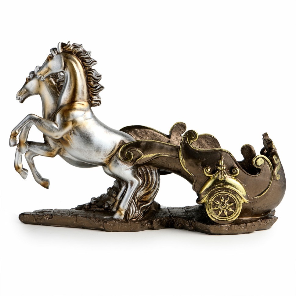 Фото Подставка под бутылку лошадь 36,8*14,5*24,5 см Lefard (146-2207) - интернет-магазин МегаТерем в Москве