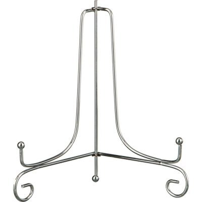 Комплект подставок для тарелок из 5 шт. 20*13 см. высота=20 см. цвет - серебро Lefard (244-102)