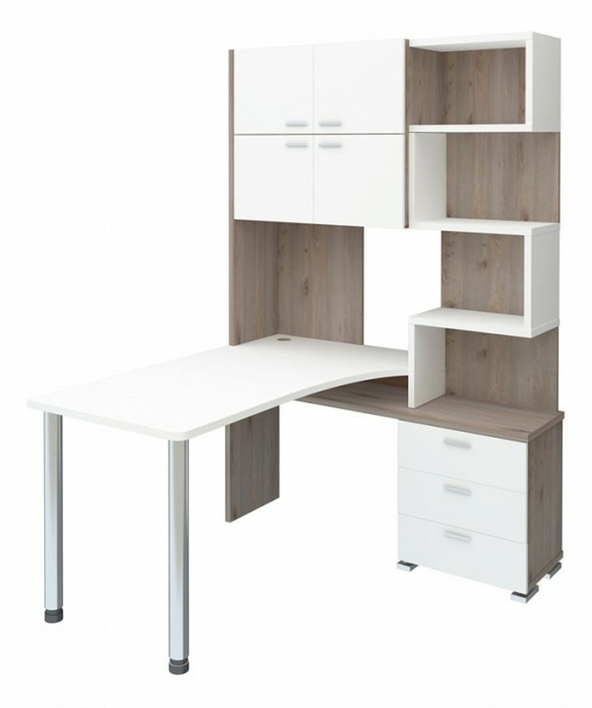 Фото Стол компьютерный Домино нельсон СР-500М/140 MER_SR-500M_140_NBEBE-PRAV - интернет-магазин МегаТерем в Москве