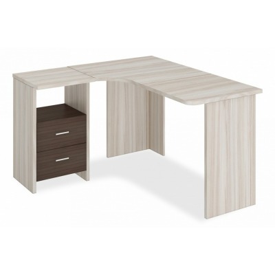 Стол письменный Домино Лайт СКЛ-Угл130 MER_SKL-Ugl_130_KSH_LEV