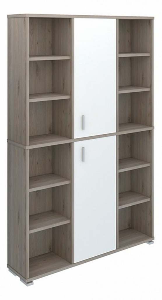 Фото Стеллаж комбинированный Домино нельсон ПУ-40-2 MER_PU-40-2_NBE - интернет-магазин МегаТерем в Москве