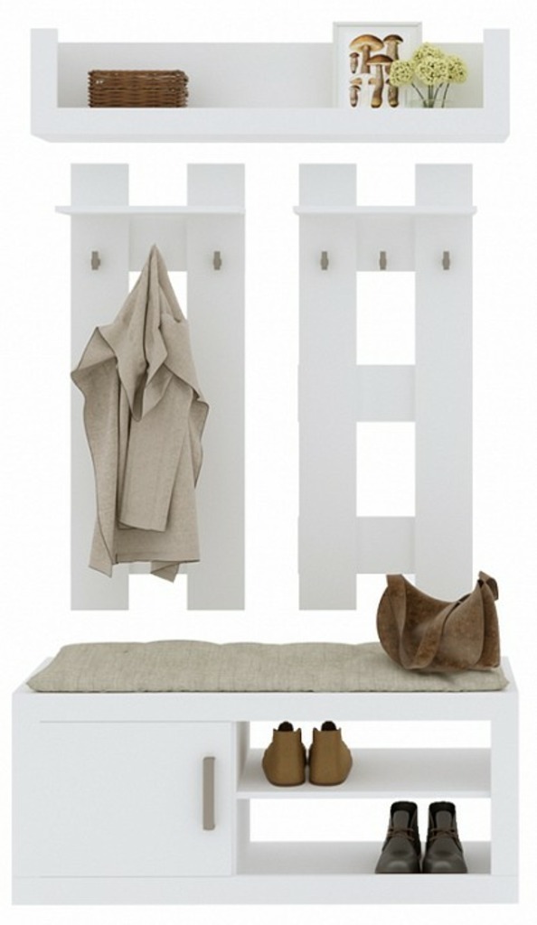 Фото Стенка для прихожей Toivo ТОЙ-ПР 11 MER_TOJ-PR-11-BEBE - интернет-магазин МегаТерем в Москве