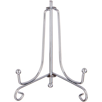 Комплект подставок для тарелок из 5 шт. 10*6 см. высота=10 см. цвет - серебро Lefard (244-114)