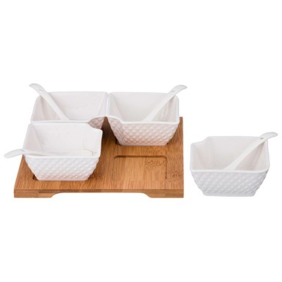 Набор сервировочный на дере...