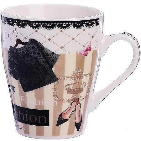 Фото Кружка 340 мл Fashion Glamour LORAINE (9-31230-4) - интернет-магазин МегаТерем в Москве