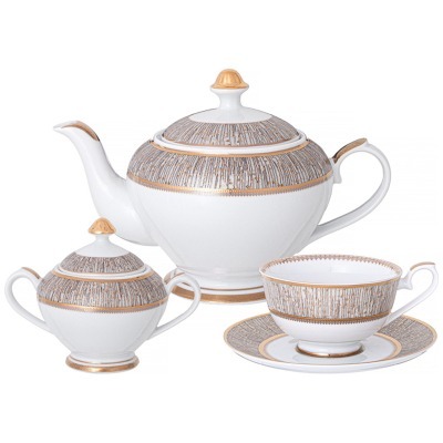 Чайный сервиз lefard "мгновение" hа 6 пер. 14 пр. 1300/250/270 мл (770-234) 