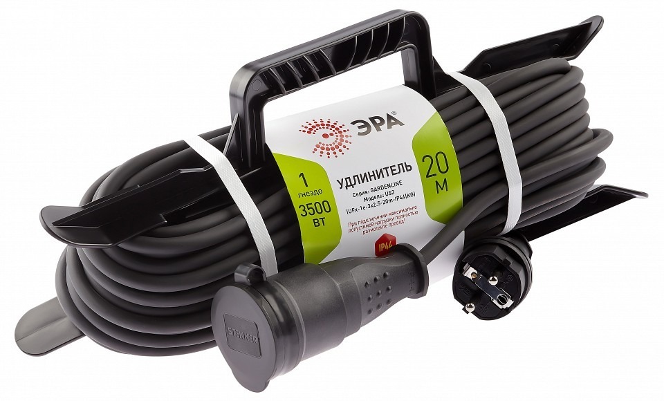Фото Удлинитель Эра  UFx-1e-3x2,5-20m-IP44(KG) ER_B0050871 - интернет-магазин МегаТерем в Москве