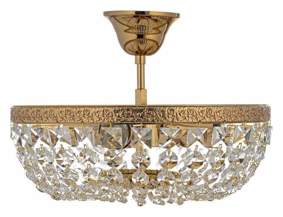 Фото Люстра на штанге Arti Lampadari Favola Gold Favola E 1.3.30.101 G AL_Favola_E_1.3.30.101_G - интернет-магазин МегаТерем в Москве