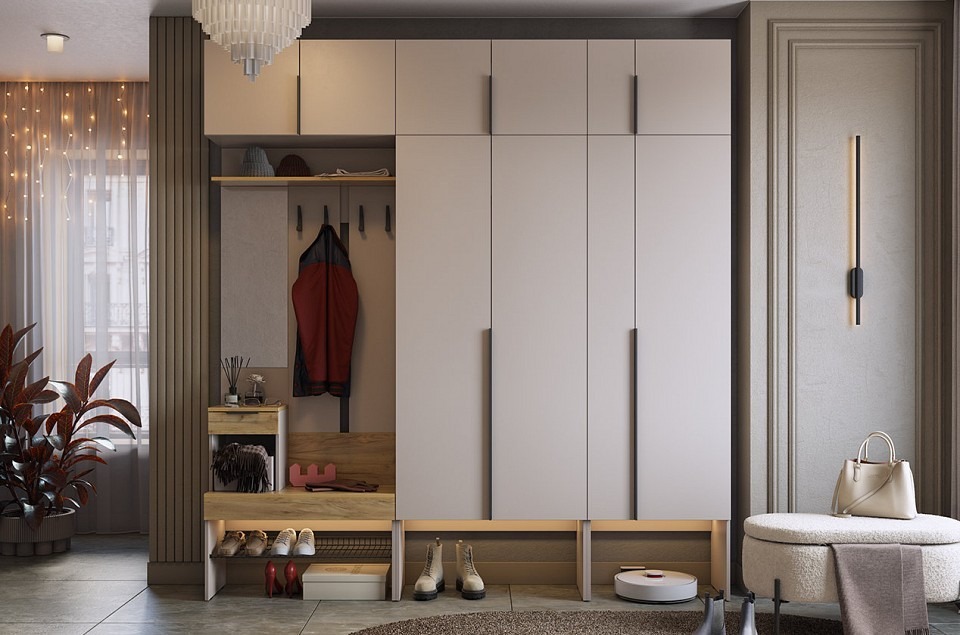 Фото Стенка для прихожей Баско К10 MBS_PK10Basko-3369 - интернет-магазин МегаТерем в Москве