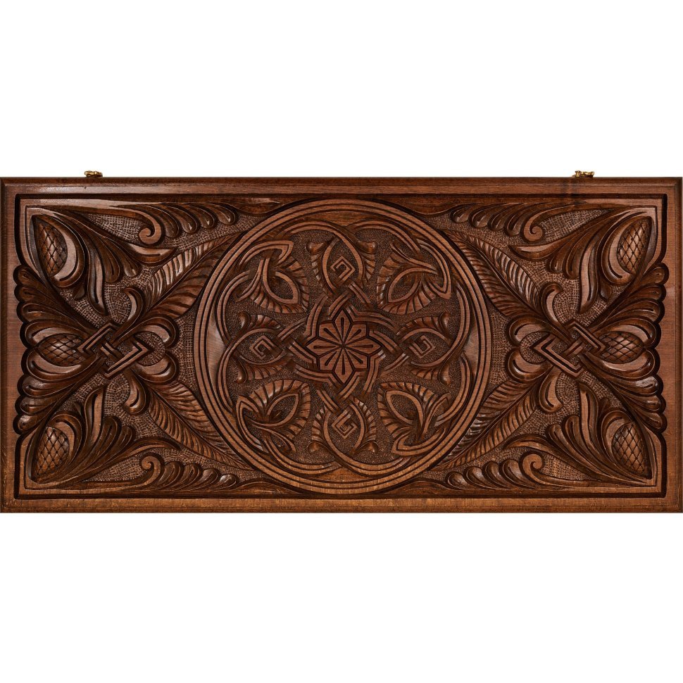 Фото Нарды резные Орнамент, Mirzoyan (28278) - интернет-магазин МегаТерем в Москве