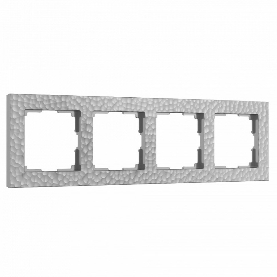Фото Рамка на 4 поста Werkel Hammer серебряный W0042406 WRK_a052524 - интернет-магазин МегаТерем в Москве