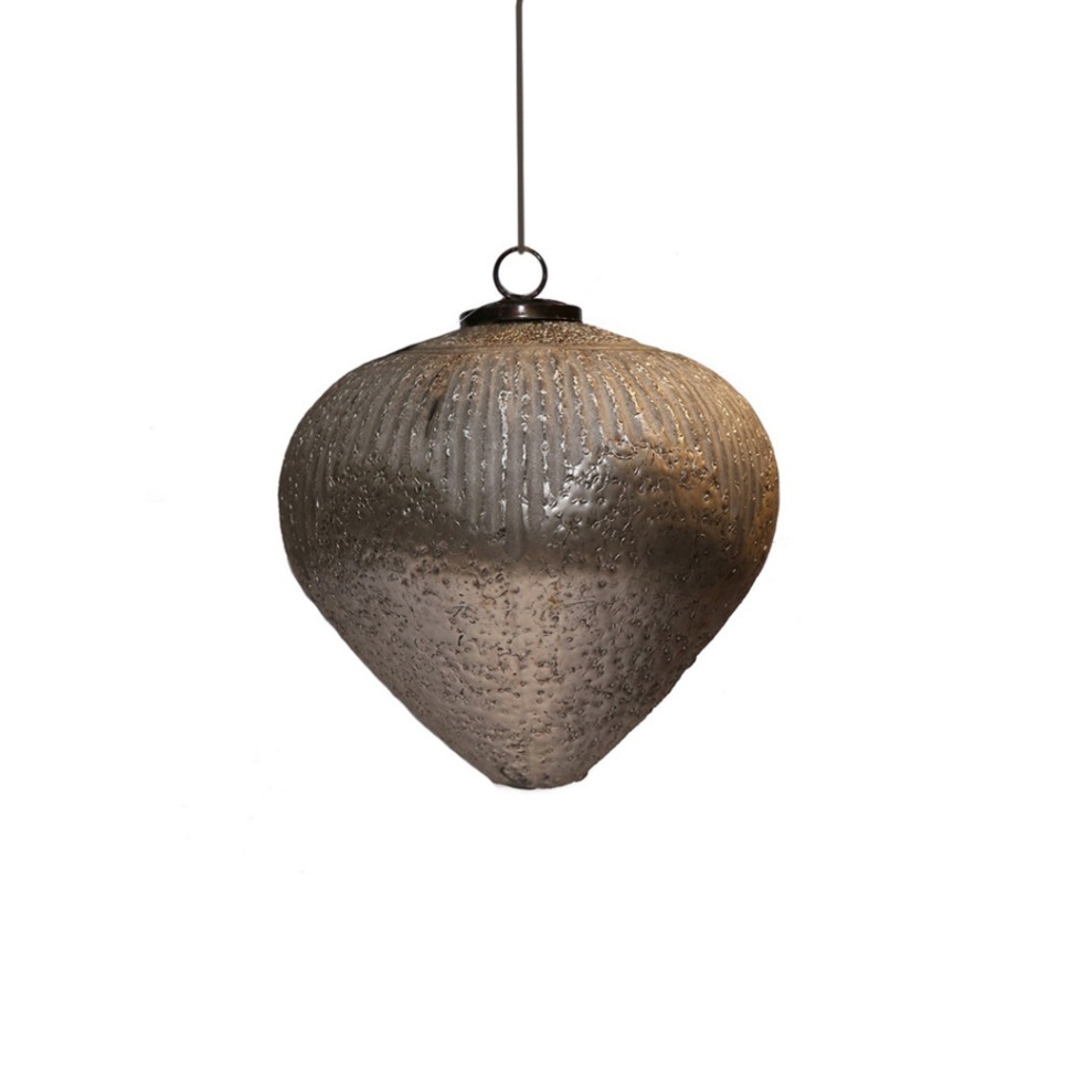 Фото Новогодняя игрушка G19537, стекло, silver/gold, ROOMERS FURNITURE - интернет-магазин МегаТерем в Москве